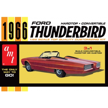 Plastikmodell - Auto 1:25 1966 Ford Thunderbird Hardtop/Cabriolet - AMT1328